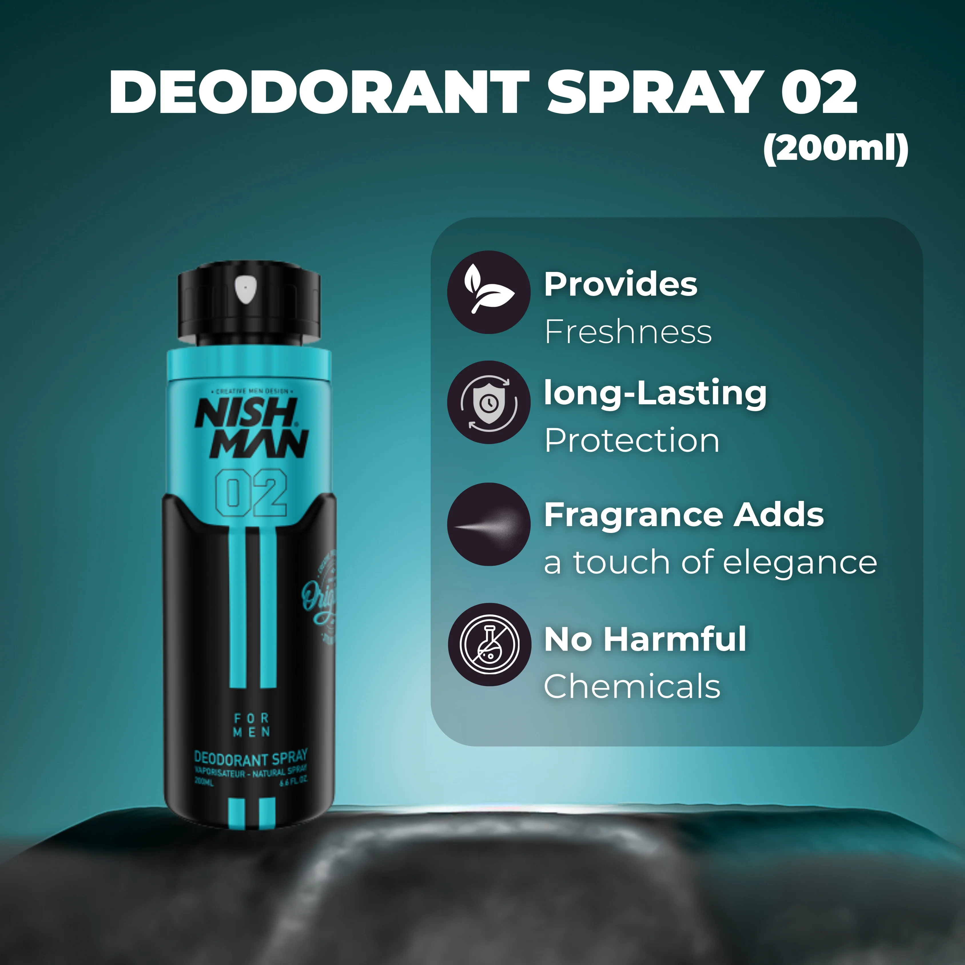 Nishman Deodorant –  TIZIANA TERENZI KIRKE 02 (200 ml) - Image 3